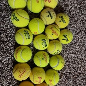 20 pcs used tennis balls